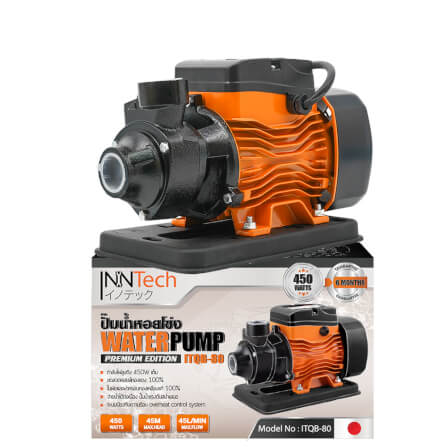 ปั๊มน้ำหอยโข่ง InnTech รุ่น ITQB-80 ขนาด 1 นิ้ว 0.5 แรงม้า 450 วัตต์_7